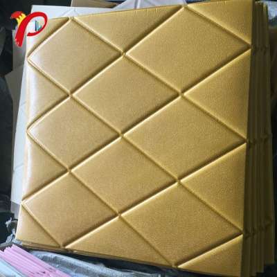 Cheap Custom 3D Colorful Custom Soft 3D Brick Wallpaper Foam